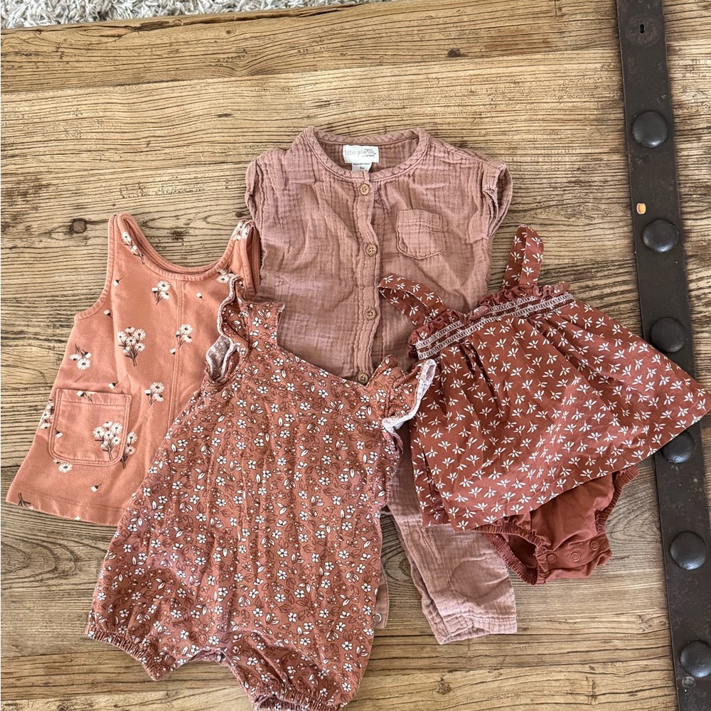 Adorable Baby Romper Set in Earthy Tones